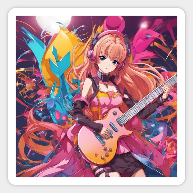 SoundScapes of Anime Magnet by animegirlnft
